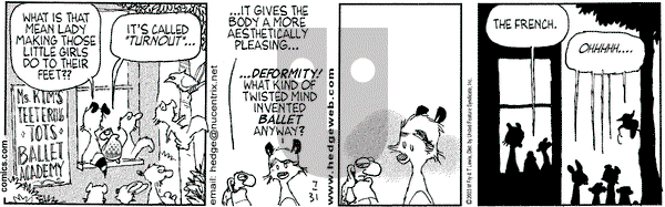 Over the Hedge on Thursday July 31, 2003 Comic Strip
