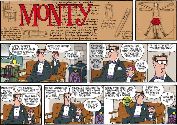 Monty on Sunday March 22, 2015 Comic Strip
