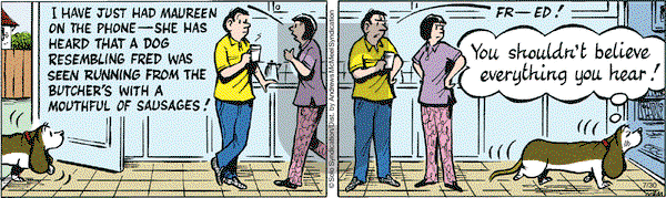 Fred Basset on Monday July 30, 2018 Comic Strip