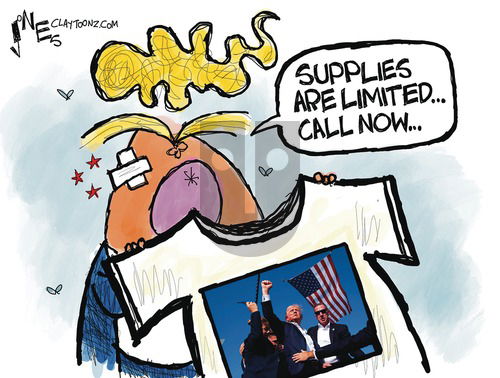 Clay Jones - Sunday July 14, 2024 Comic Strip