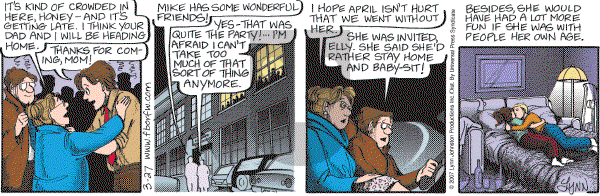 For Better or For Worse - Tuesday March 27, 2007 Comic Strip