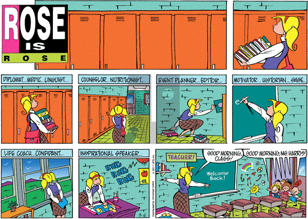 Rose is Rose on Sunday September 4, 2011 Comic Strip