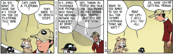 Get Fuzzy on Friday October 29, 2004 Comic Strip