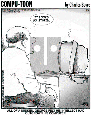 Compu-toon on Monday August 4, 2014 Comic Strip