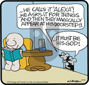Ziggy on Saturday August 10, 2019 Comic Strip