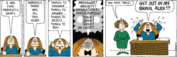 Cathy Classics - Monday August 27, 2012 Comic Strip