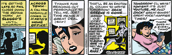 Nancy on Thursday April 4, 2013 Comic Strip