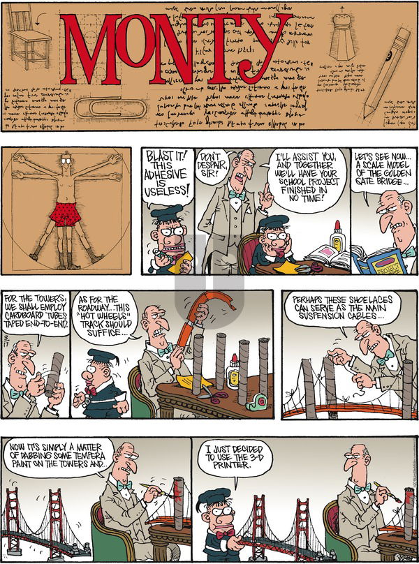 Monty on Sunday March 17, 2019 Comic Strip