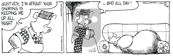 The Grizzwells on Friday October 10, 2003 Comic Strip