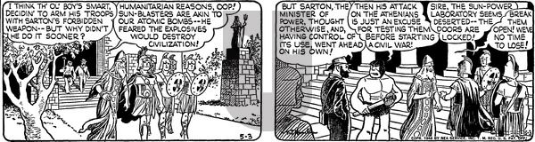 Alley Oop on Friday May 3, 1946 Comic Strip