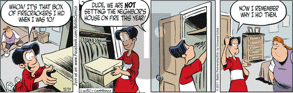 Baldo on Saturday December 31, 2011 Comic Strip