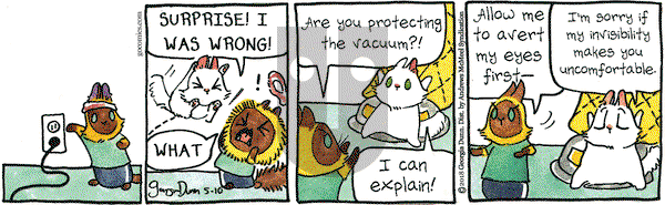 Breaking Cat News on Thursday May 10, 2018 Comic Strip