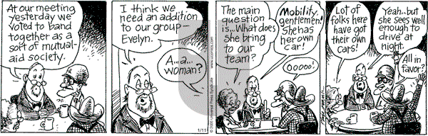 The Elderberries on Tuesday January 11, 2005 Comic Strip