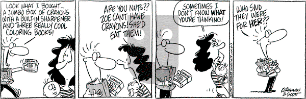 Baby Blues on Friday June 7, 1991 Comic Strip