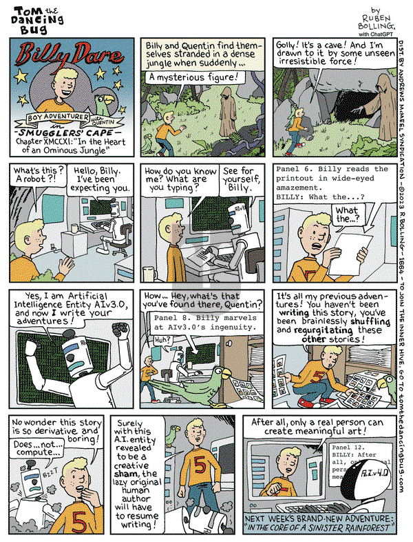 Tom the Dancing Bug - Friday December 8, 2023 Comic Strip
