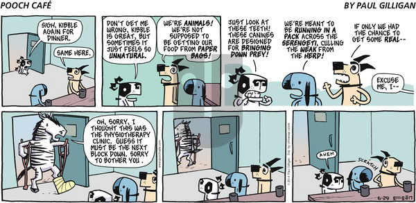 Pooch Cafe - Sunday June 29, 2014 Comic Strip