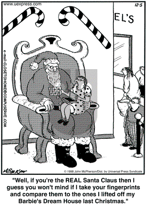 Close to Home on Saturday December 5, 1998 Comic Strip