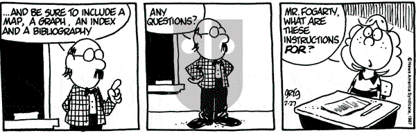Luann on Friday February 27, 1987 Comic Strip