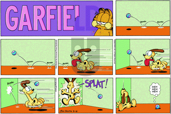 Garfield - Sunday March 13, 2005 Comic Strip