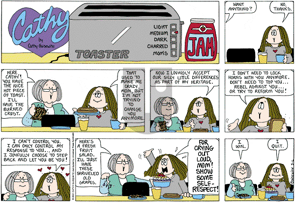 Cathy Classics - Sunday May 6, 2012 Comic Strip