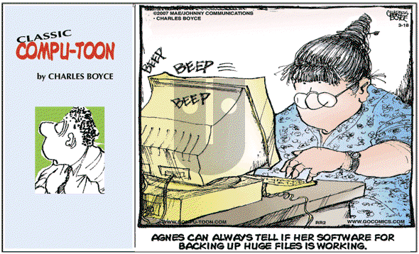 Compu-toon on Sunday March 18, 2007 Comic Strip