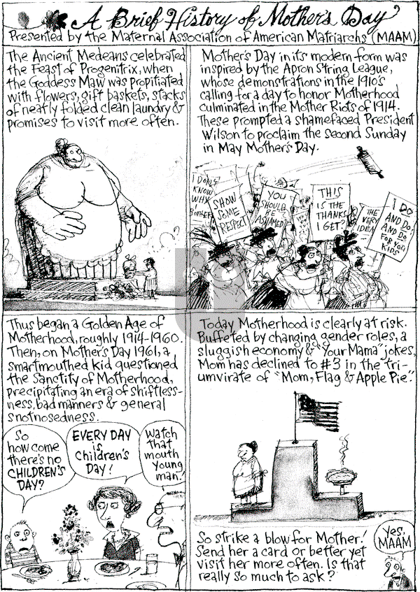 Richard's Poor Almanac on Monday May 12, 2014 Comic Strip