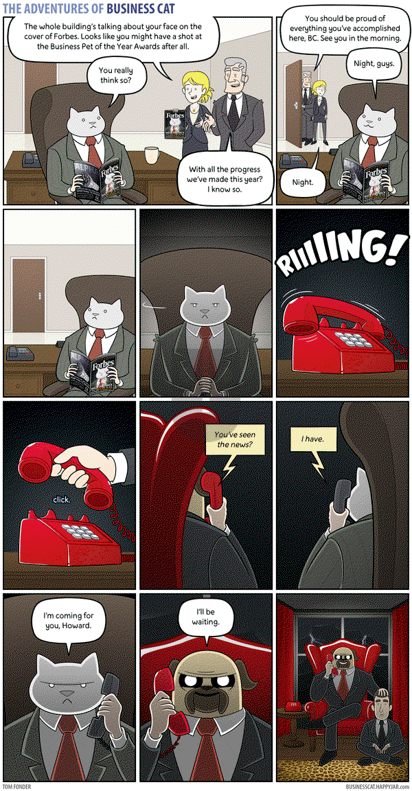The Adventures of Business Cat on Monday July 18, 2016 Comic Strip