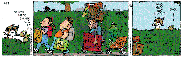Over the Hedge on Thursday October 4, 2007 Comic Strip