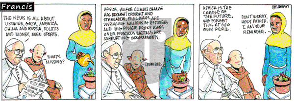 Francis on Monday April 29, 2024 Comic Strip