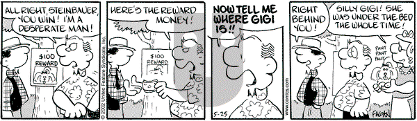 Drabble on Saturday May 25, 2002 Comic Strip