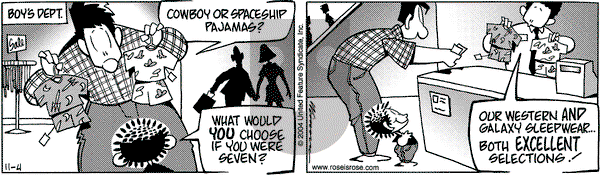 Rose is Rose on Thursday November 4, 2004 Comic Strip