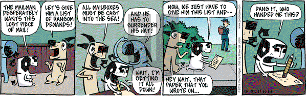 Pooch Cafe on Wednesday August 14, 2013 Comic Strip