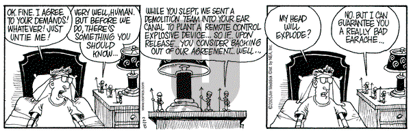 Monty on Tuesday February 8, 2005 Comic Strip