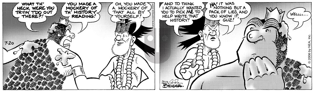 Alley Oop - Thursday July 20, 2006 Comic Strip
