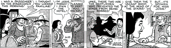 Alley Oop on Monday June 25, 2001 Comic Strip