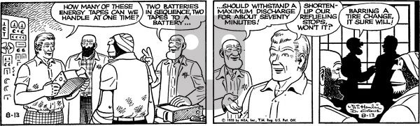 Alley Oop on Thursday August 13, 1970 Comic Strip