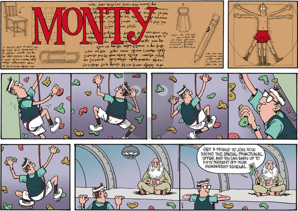 Monty on Sunday May 8, 2016 Comic Strip