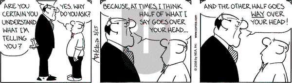 The Born Loser on Tuesday March 25, 2008 Comic Strip