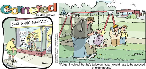 Cornered on Sunday June 1, 2014 Comic Strip