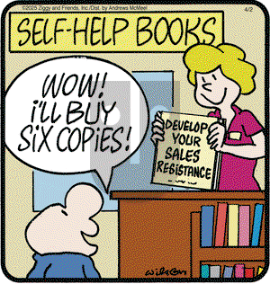 Ziggy on Wednesday April 2, 2025 Comic Strip