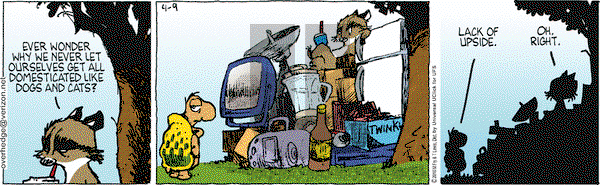 Over the Hedge on Saturday April 9, 2016 Comic Strip
