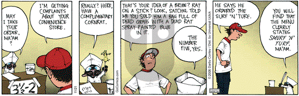 Get Fuzzy - Friday November 21, 2014 Comic Strip