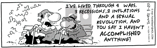 Frank and Ernest on Wednesday March 20, 1996 Comic Strip