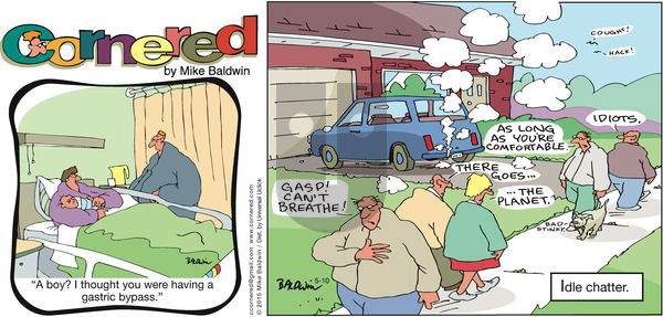 Cornered on Sunday May 10, 2015 Comic Strip