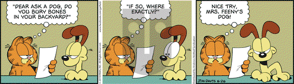 Garfield on Wednesday June 26, 2019 Comic Strip