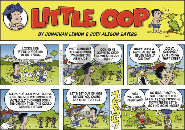 Alley Oop - Sunday November 26, 2023 Comic Strip