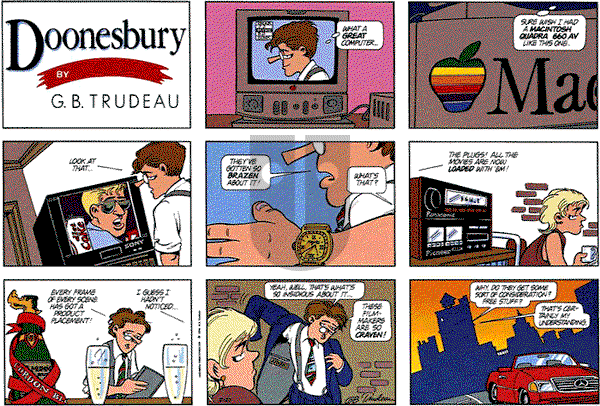 Doonesbury on Sunday February 27, 1994 Comic Strip
