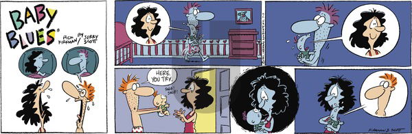 Baby Blues - Sunday July 7, 1991 Comic Strip