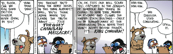 Get Fuzzy on Thursday November 8, 2012 Comic Strip