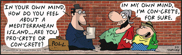 Frank and Ernest on Monday May 5, 2025 Comic Strip